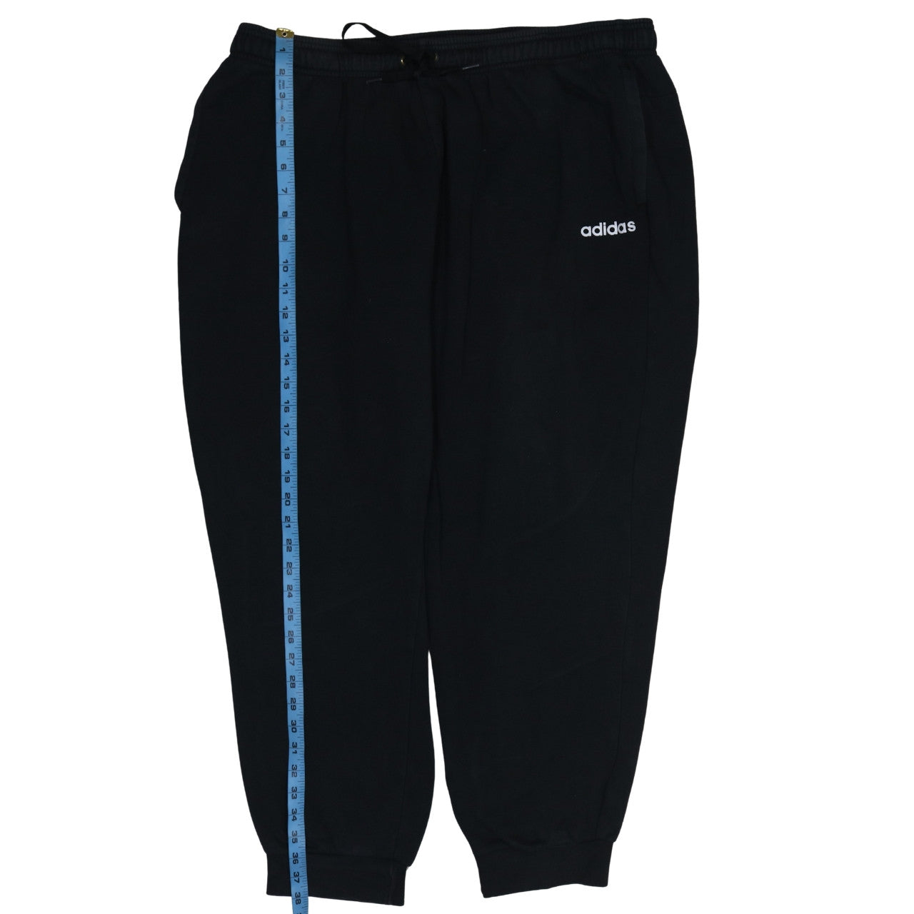 Adidas Men’s Black 2XL Jogger Sweatpants Fleece Tapered Fit