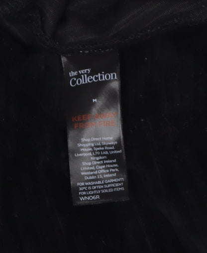 The Very Collection Women's Black Corduroy Wide Leg Trousers Size M