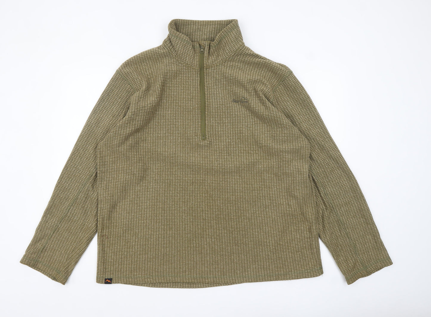 Peter Storm Men's Green 2XL Pullover Fleece 1/2 Zip Sweatshirt