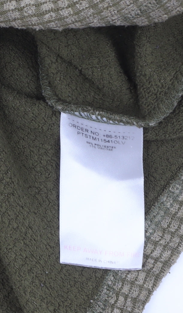 Peter Storm Men's Green 2XL Pullover Fleece 1/2 Zip Sweatshirt