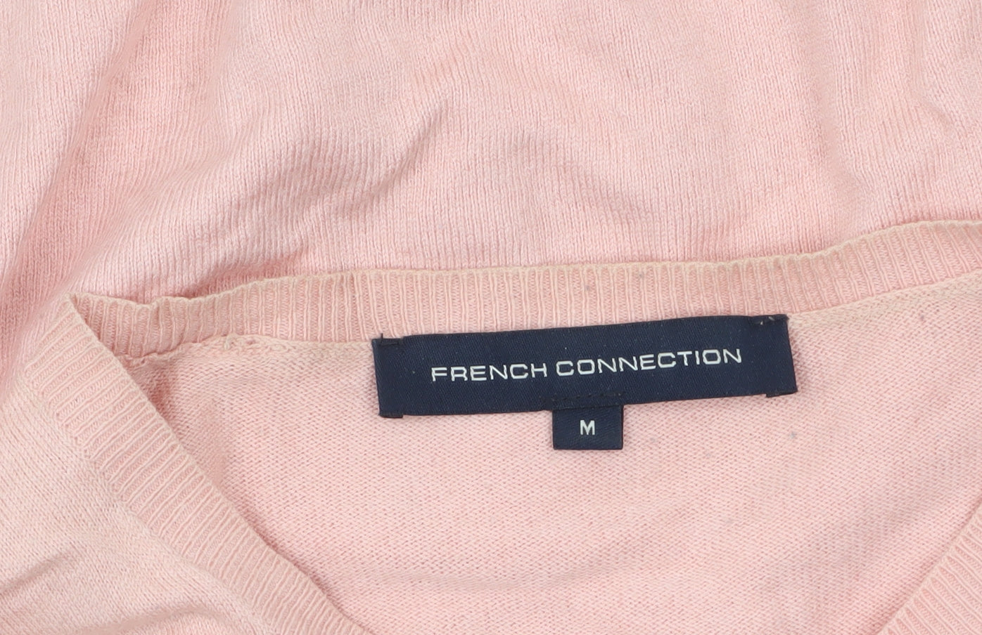 French Connection Women’s Pink Cardigan M Cotton Blend Knit