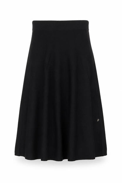 Marks and Spencer Women’s Black Knit A-Line Midi Skirt Size 12
