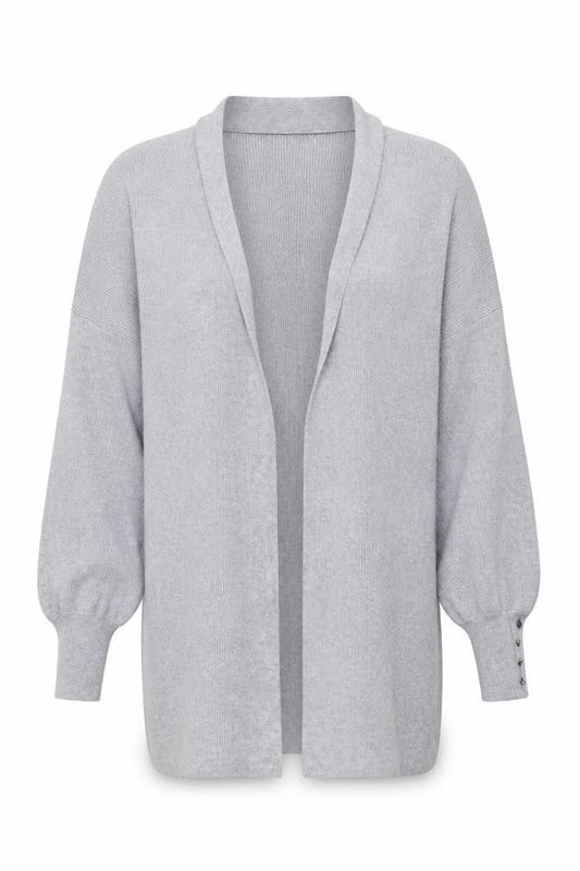 Lipsy Women’s Grey Long Sleeve Open Cardigan UK 16