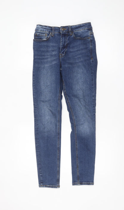 New Look Men Blue Skinny Stretch Denim Jeans Size 28x30