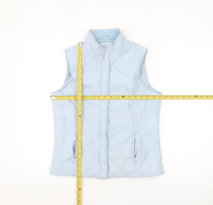 Precis Petite Women's Blue Padded Sleeveless Waistcoat Size 10