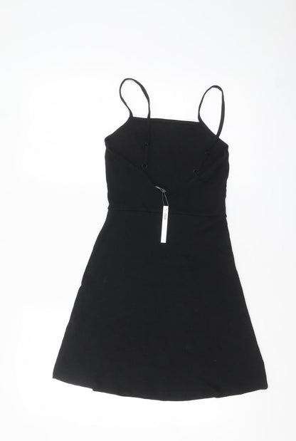 ASOS Women’s Black Size 8 Slip Dress Summer Casual