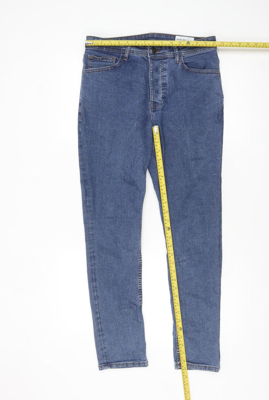 Denim Co Men’s Blue Slim Fit Jeans W34 L30 Stretch Denim