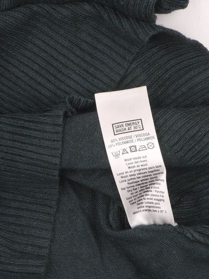 Wallis Women's Green Crew Neck Long Sleeve Pullover Jumper Size 14