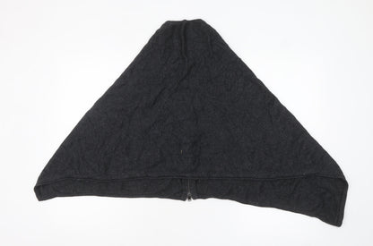 Mint Velvet Womens Grey Wool Cashmere Cape Jumper One Size