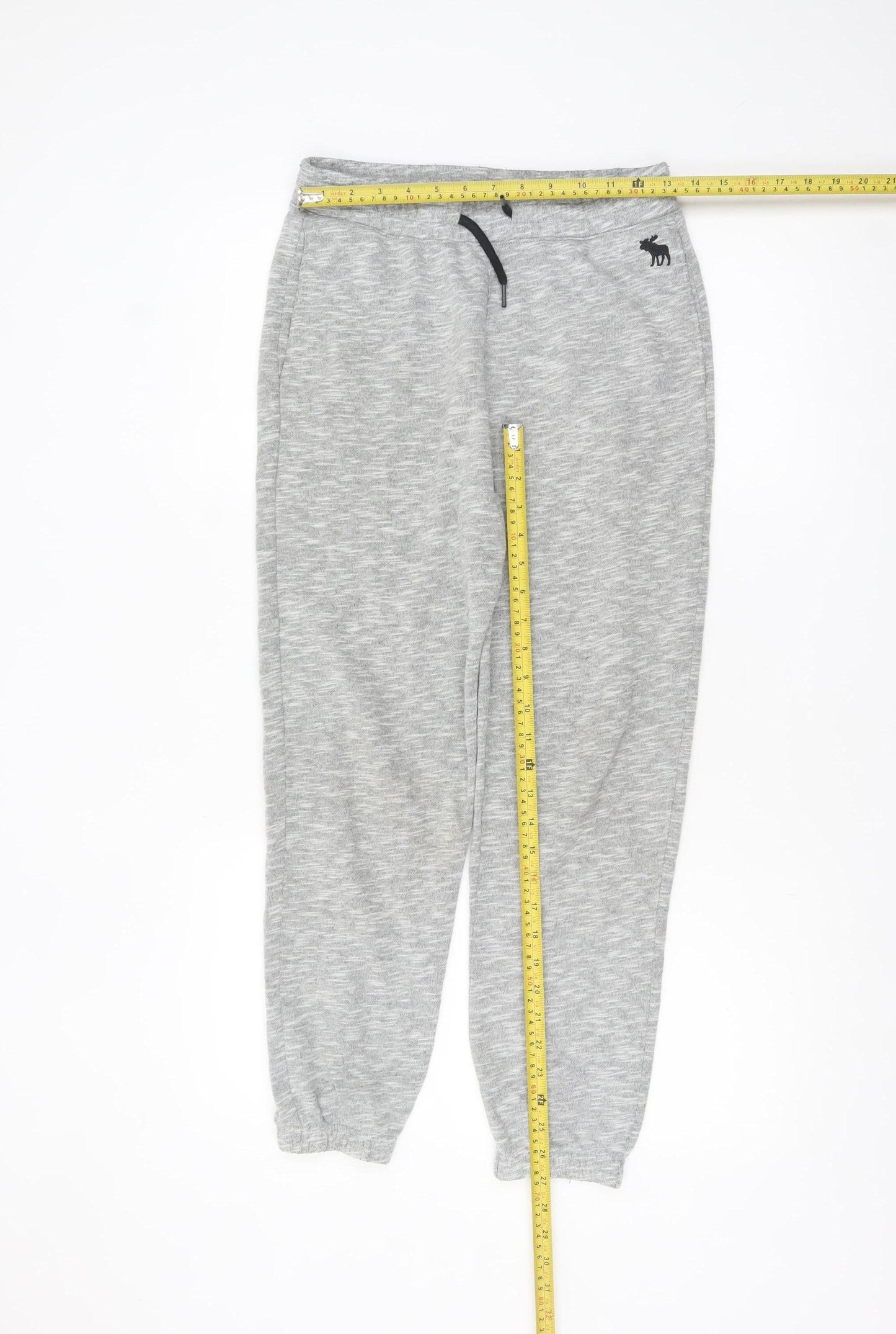 Abercrombie Kids Boys Grey Jogger Trousers 13-14 Years Elastic Waist