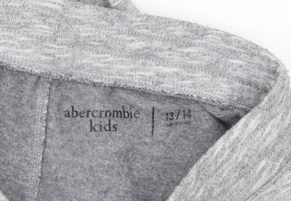 Abercrombie Kids Boys Grey Jogger Trousers 13-14 Years Elastic Waist