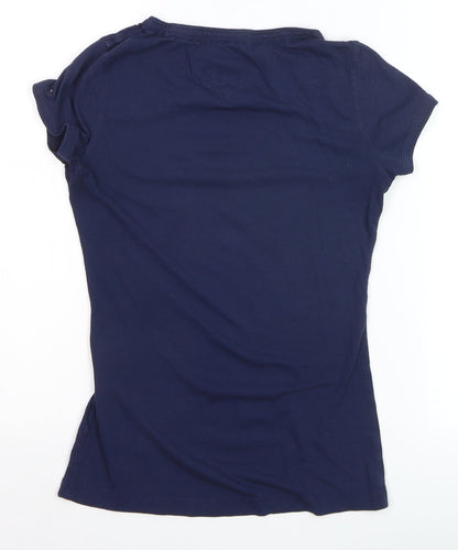 Tommy Hilfiger Women's Blue Small Classic T-Shirt