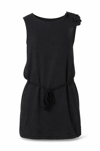 Hoss Intropia Women's Black Silk Blend Shift Dress Size S