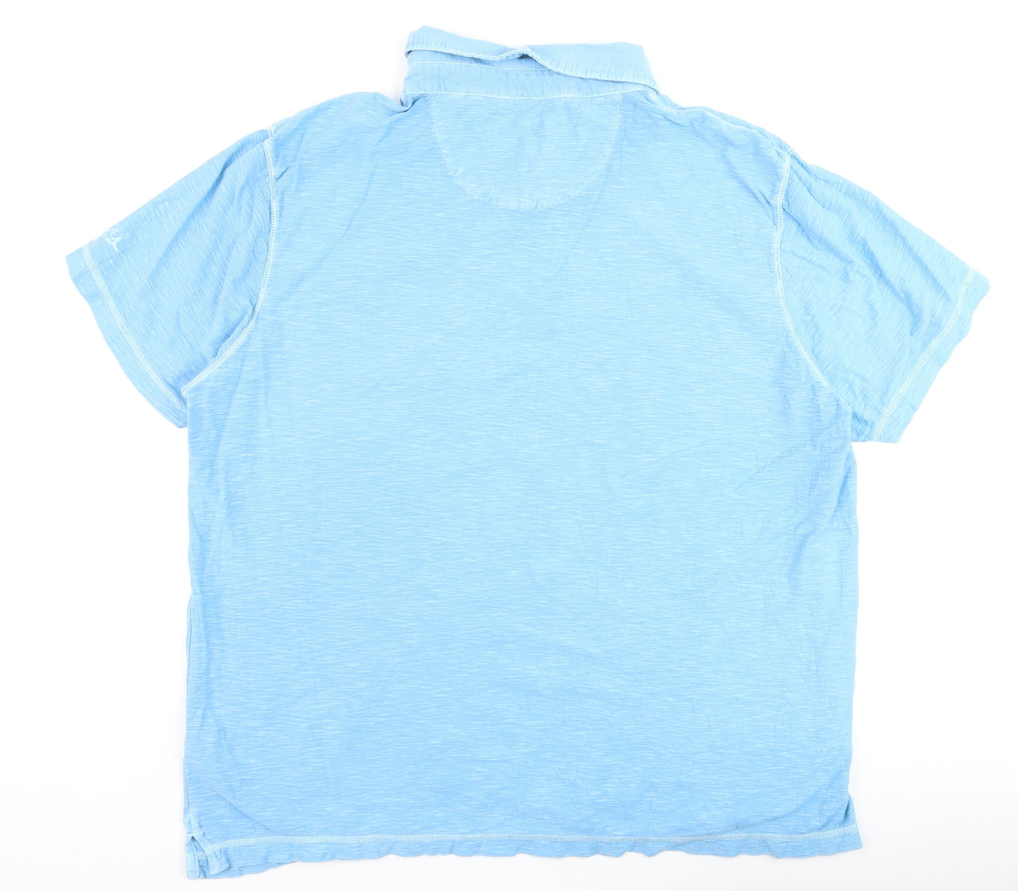 Mantaray Men’s Blue 2XL Cotton Short Sleeve Polo Shirt