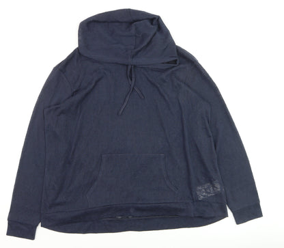 Weatherproof Men's Blue XL Pullover Hoodie Lightweight Knit