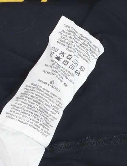 Jack & Jones Men’s Black Logo Graphic Crew Neck T-Shirt Size L