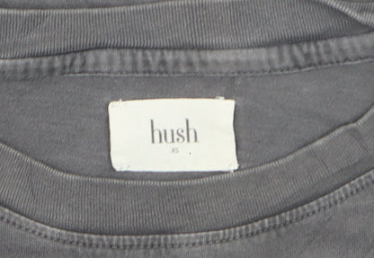Hush Women’s Grey Star Print Cotton Short Sleeve T-Shirt XS