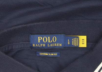 Ralph Lauren Men's Blue Slim Fit Polo Shirt Size L