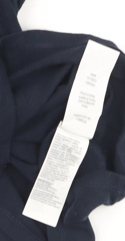 Abercrombie & Fitch Women's Blue Slim Fit Basic T-Shirt Size S
