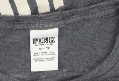 Victoria's Secret PINK Women's Grey XS T-Shirt NYC Fashion Show 2015