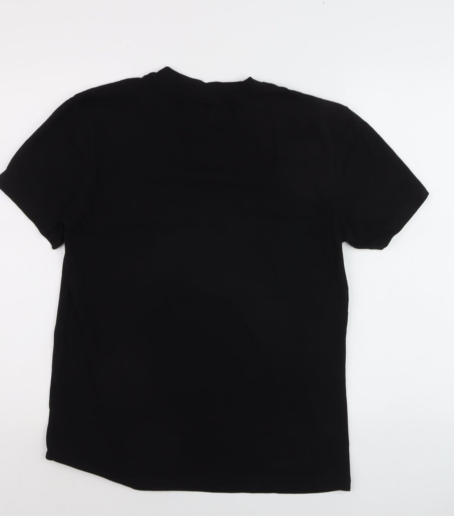 Couture Men's Black Crew Neck Short Sleeve Cotton T-Shirt M
