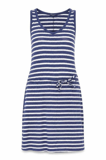 Gap Women’s Blue Striped Linen Cotton Tank Dress M