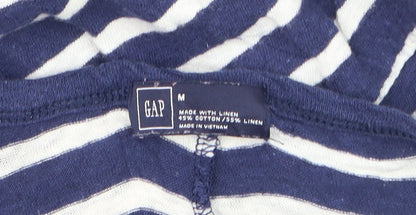 GAP Women’s Blue Striped Linen Cotton Tank Dress M