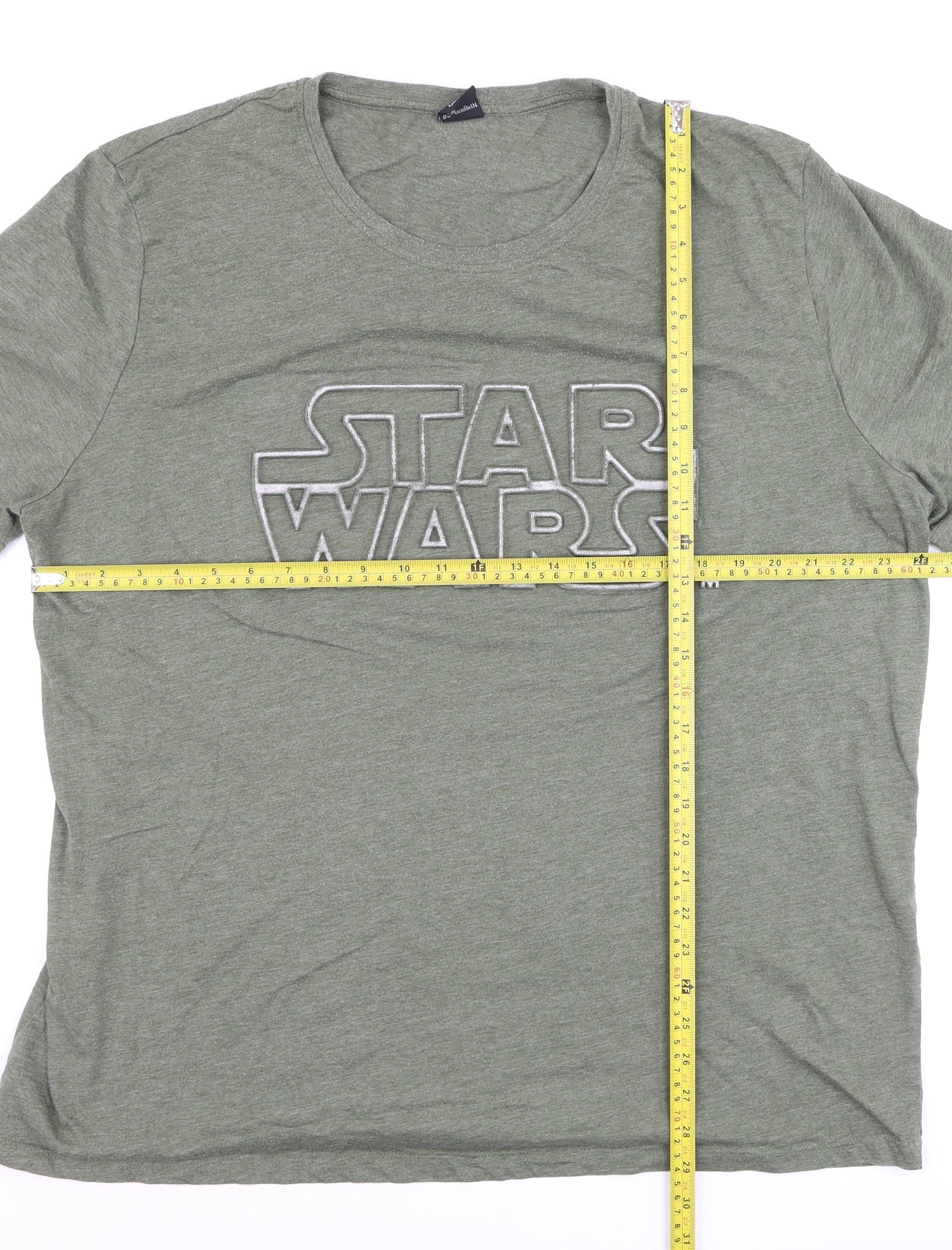 George Star Wars Khaki Men's 3XL Crew Neck Short Sleeve T-Shirt