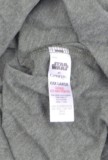 George Star Wars Khaki Men's 3XL Crew Neck Short Sleeve T-Shirt