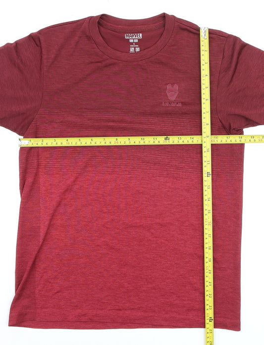 Uniqlo Marvel Iron Man Red Men's Small Active T-Shirt