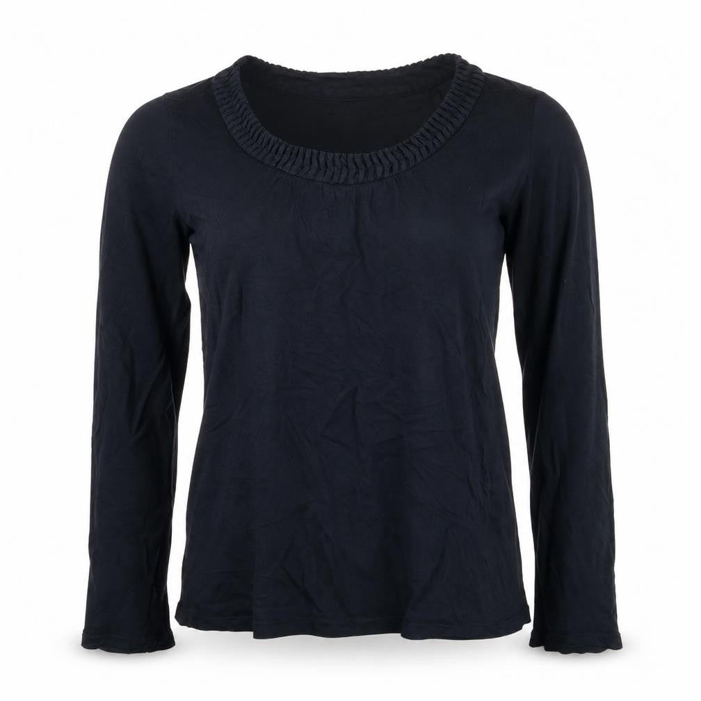 Gap Womens Black Long Sleeve Cotton Jersey T-Shirt XS