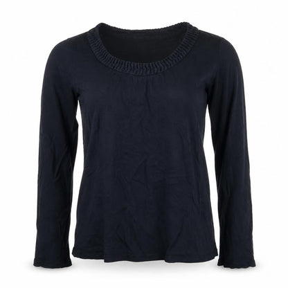 Gap Womens Black Long Sleeve Cotton Jersey T-Shirt XS
