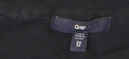 Gap Womens Black Long Sleeve Cotton Jersey T-Shirt XS