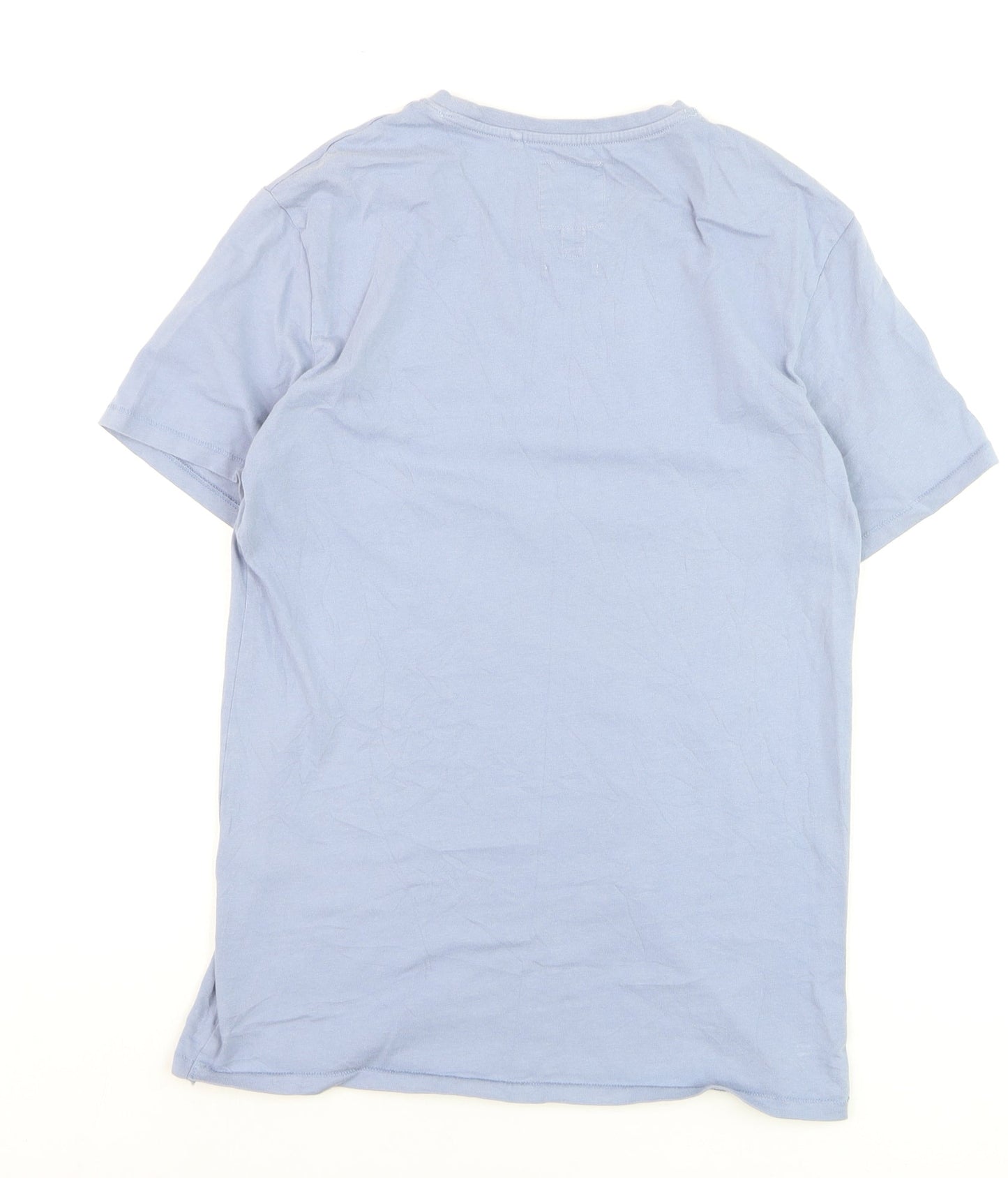Fat Face Men's Blue XS Graphic Beach T-Shirt Cotton Short Sleeve