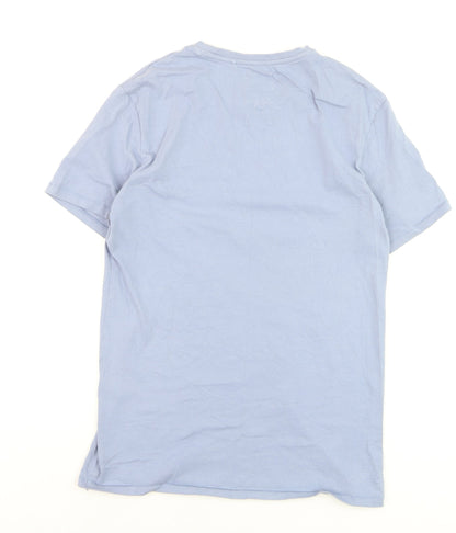 Fat Face Men's Blue XS Graphic Beach T-Shirt Cotton Short Sleeve
