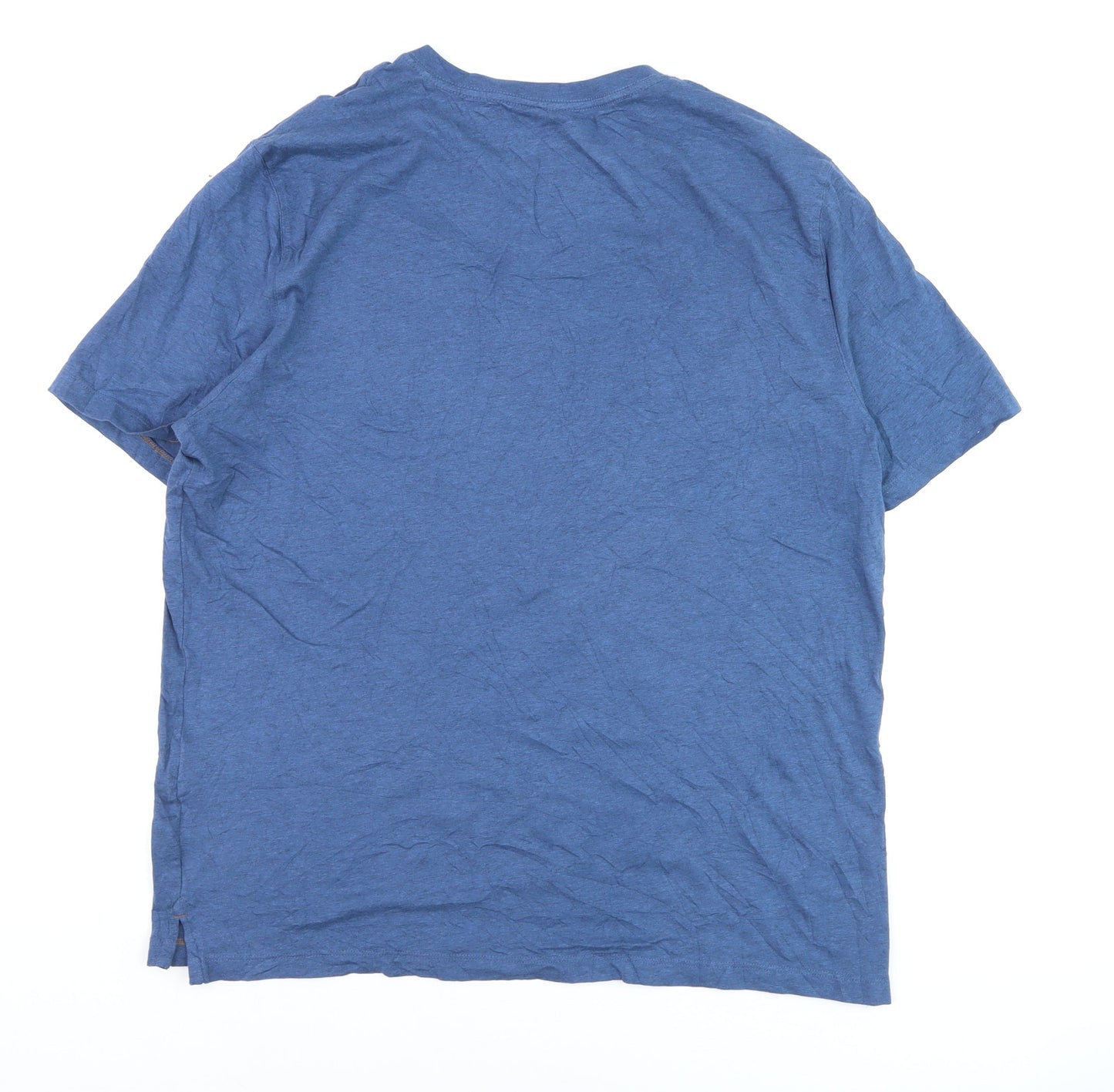 White Stuff Men's Blue XL Graphic Bike Print Crew Neck T-Shirt
