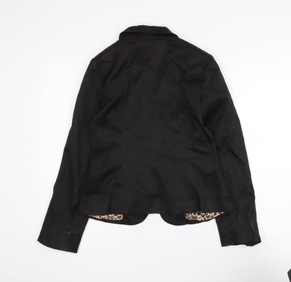 Parisian Women Black Size 10 Single-Breasted Blazer Jacket