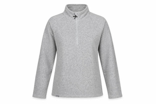 Regatta Womens Grey Fleece Half Zip Activewear Jacket UK 8