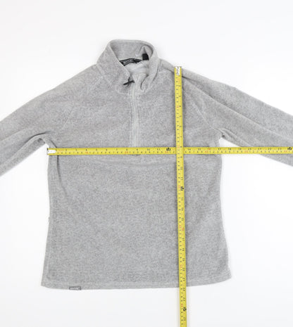 Regatta Womens Grey Fleece Half Zip Activewear Jacket UK 8