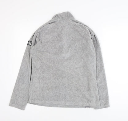 Regatta Womens Grey Fleece Half Zip Activewear Jacket UK 8
