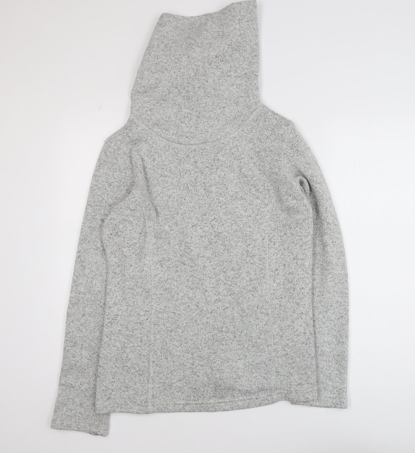Mountain Warehouse Womens Grey Roll Neck Fleece Jumper Size 12