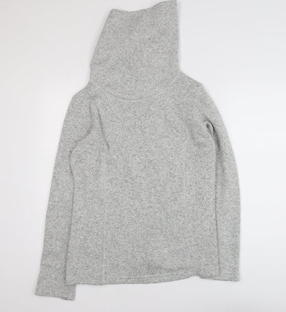Mountain Warehouse Womens Grey Roll Neck Fleece Jumper Size 12