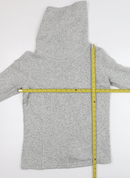 Mountain Warehouse Womens Grey Roll Neck Fleece Jumper Size 12