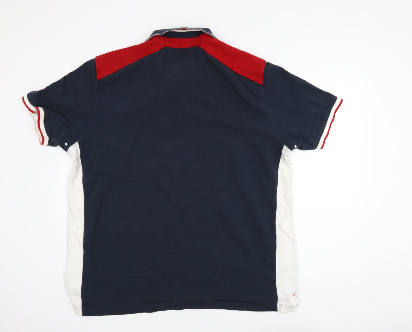 Next Team GB Great Britain Polo Shirt Navy Red White XXL Men's Rugby Style