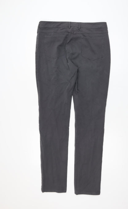 Hobbs Women’s Grey Straight Leg Stretch Jeans UK 14