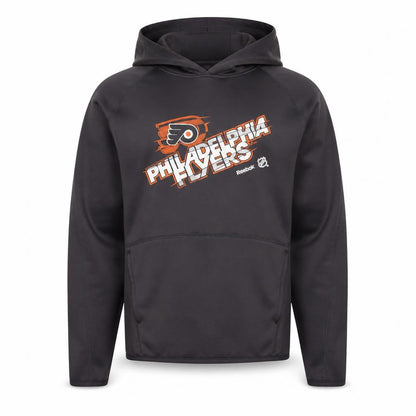 Reebok Men’s Grey Philadelphia Flyers Pullover Hoodie Size L