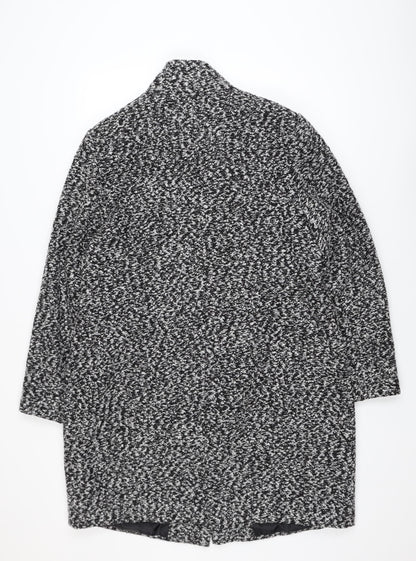 Bonmarché Women's Grey Knit Coatigan Size 16 Overcoat