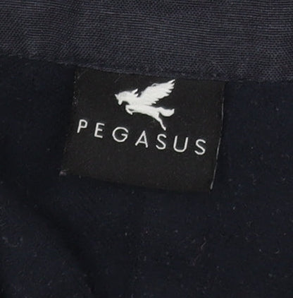 Pegasus Men's Blue Cargo Trousers 34Wx33L Regular Fit