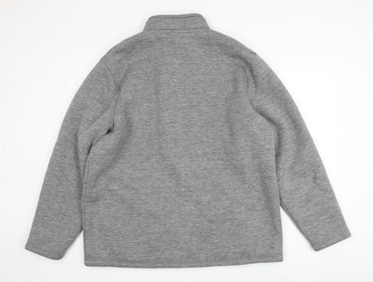 Ozark Trail Mens Grey Fleece Full Zip Sweatshirt XXL
