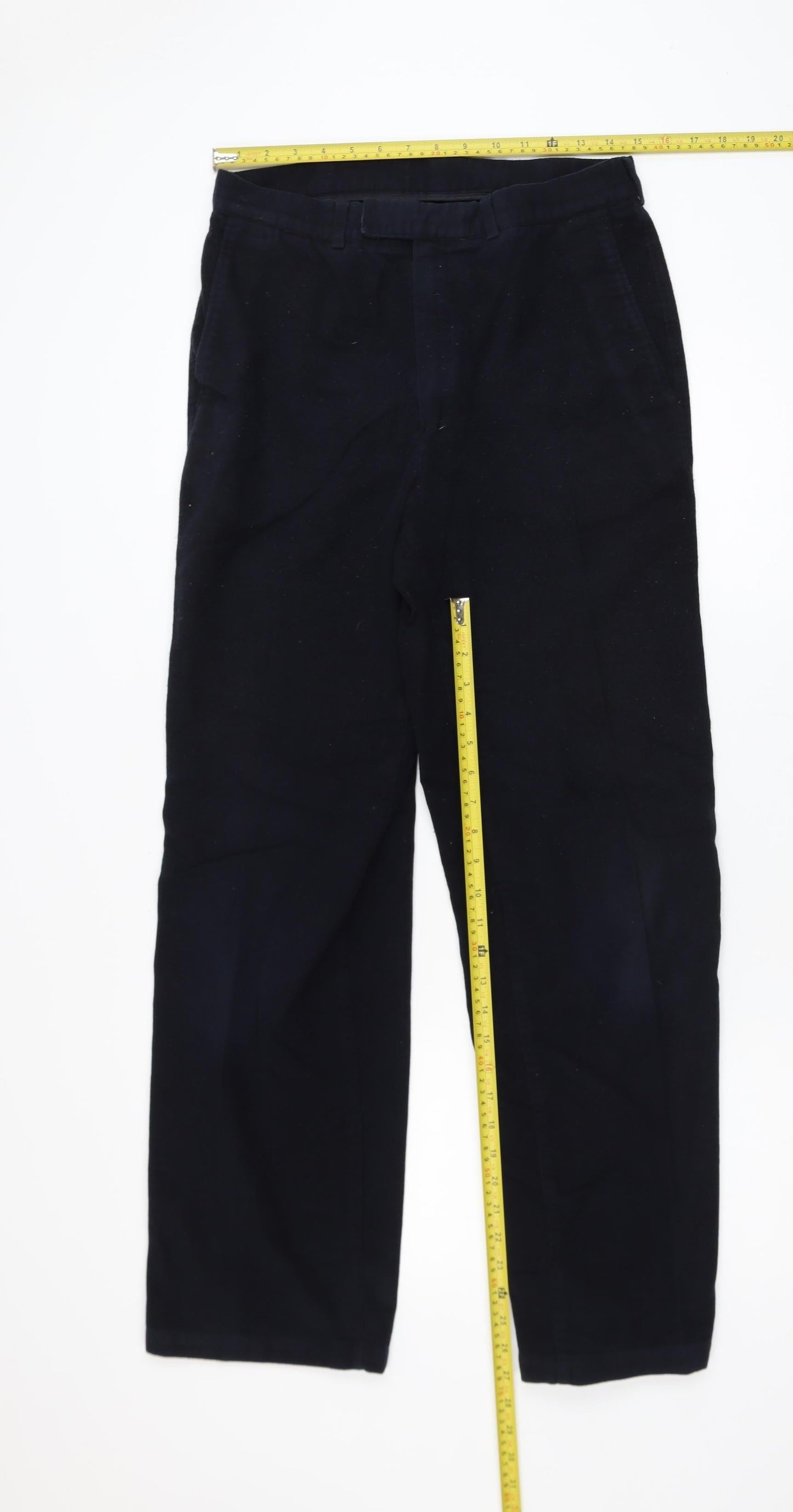 Marks and Spencer Autograph Women Black Straight Trousers Size 12